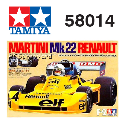 The Tamiya Martini Mk22 Renault RC car number 58056