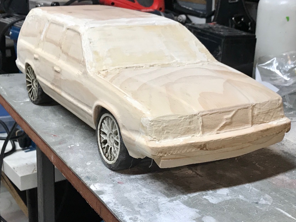 My first attempt at making a car body
