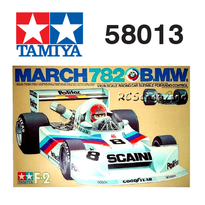 The Tamiya March 782 BMW RC car number 58013